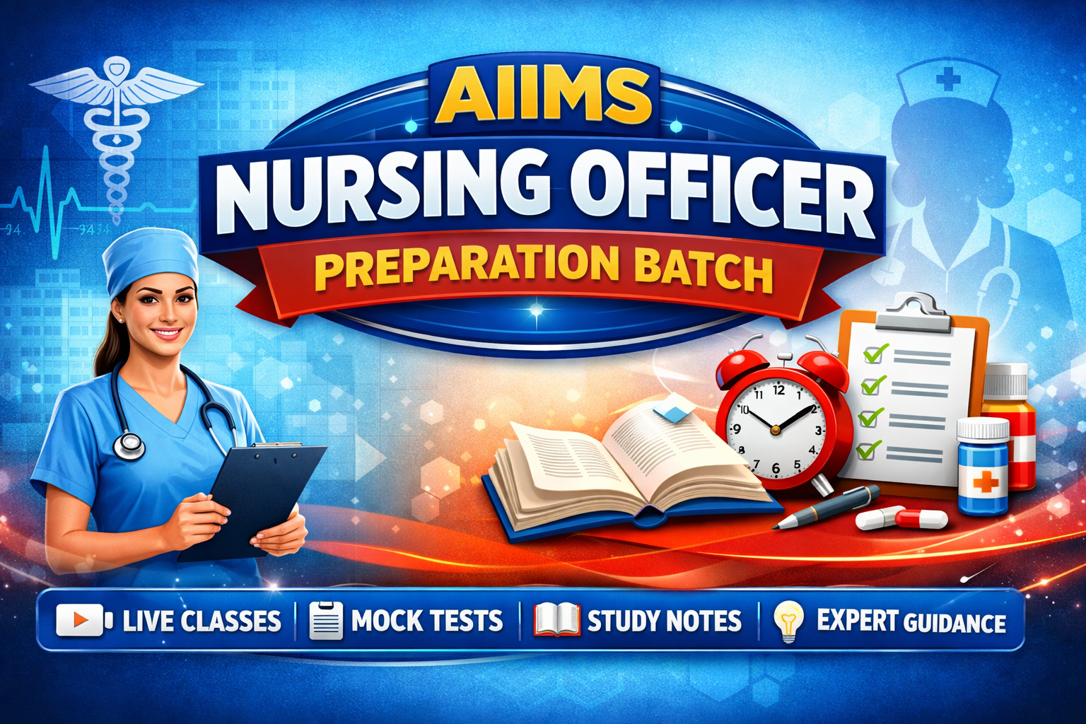 AIIMS Nursing Officer Preparation Batch
