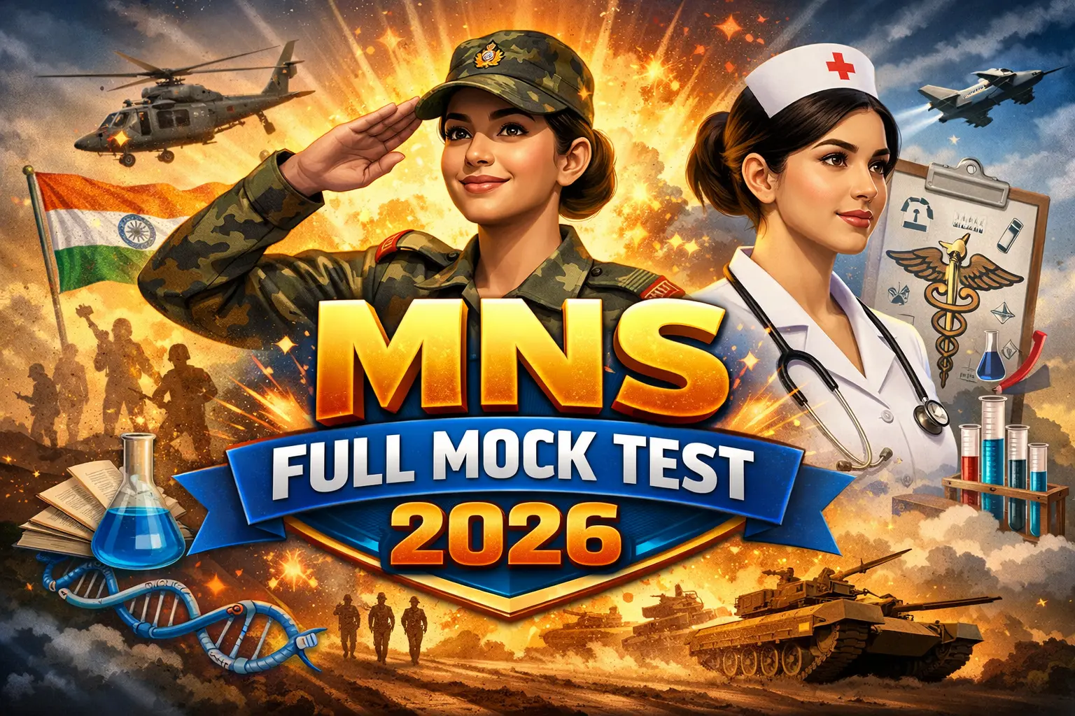 MNS Full Mock Test 2026-12th Entry
